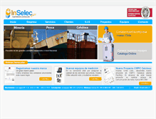 Tablet Screenshot of inselec.cl
